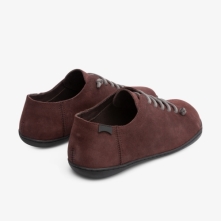 Camper Peu Mens Casual Shoes US-33577 Dark Brown USA Online